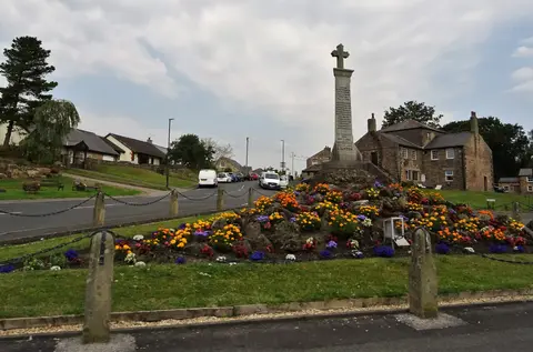 Photo of Hurst Green, a village in Lancashire, north west England.