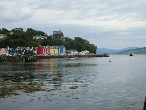 Photo of the Isle of Mull, an island in Argyll and Bute, the Scottish Highlands and Islands.