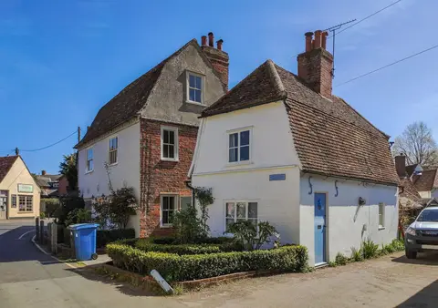 Photo of East Bergholt, a village in Suffolk, eastern England.