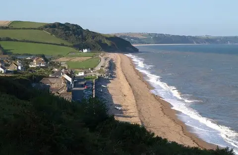 Photo of Beesands, a village in Devon, south west England.