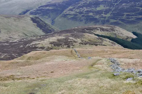 Photo: White Coomb, an 822m mountain in Dumfries and Galloway, southern Scotland.
