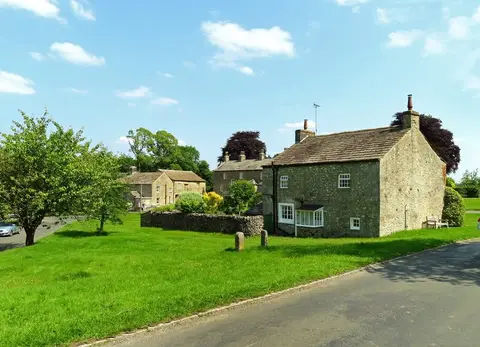 Photo of Airton, a village in the Yorkshire Dales, North Yorkshire, northern England.
