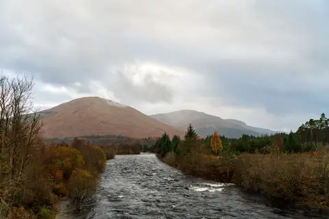 Photo along the Speyside Way, a long-distance trail running from Buckie to Newtonmore, the Scottish Highlands and Islands.