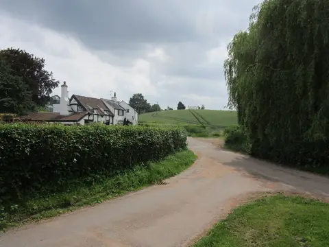 Photo of The Lough Pool Inn, a pub near Sellack in the Wye Valley, Herefordshire, central England.