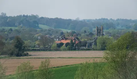 Photo of Dedham, a village in Dedham Vale, Essex, eastern England.