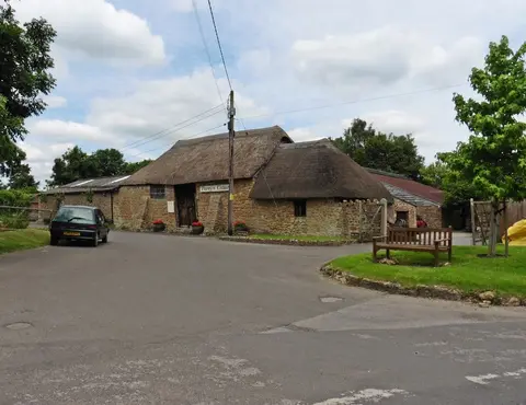 Photo of Perry's Cider, a farm & farm shop near Dowlish Wake, Somerset, south west England.