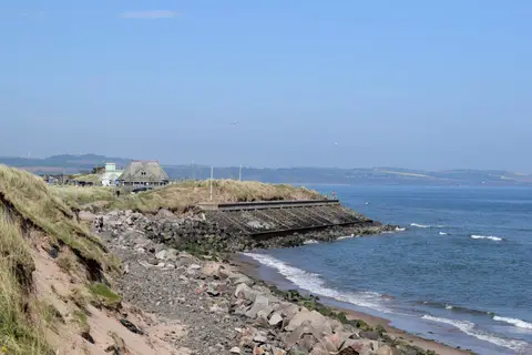 Photo of Montrose Beach, a beach in the Angus, north east Scotland.