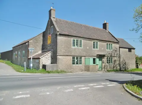 Photo of Tucker's Grave Inn, a pub near Faulkland, Somerset, south west England.