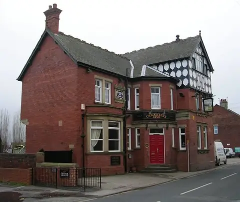 Photo of The Cricketers Arms, a pub near Horbury, West Yorkshire, northern England.
