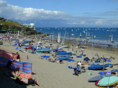 Photo of Abersoch Main Beach, a beach in Llŷn, Gwynedd, north Wales.