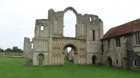 Photo of Castle Acre, a village in Norfolk, eastern England.