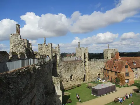 Photo of Framlingham, a village in Suffolk, eastern England.