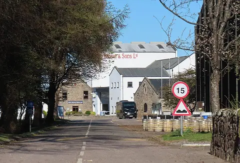Photo of Royal Brackla Distillery, a distillery near Cawdor, Highland, the Scottish Highlands and Islands.