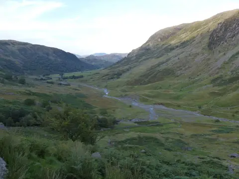 Photo of Borrowdale, a country estate near Stonethwaite in the Lake District, Cumbria, north west England.