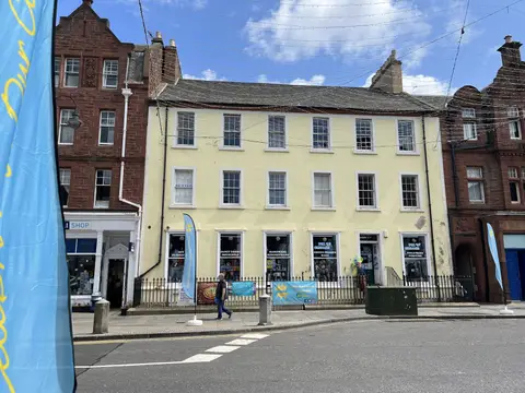Photo of Dunbar, a village in East Lothian, central Scotland.