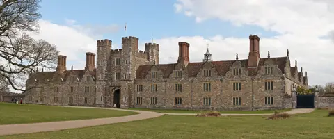 Photo of Knole, a Grade I registered house & garden near Otford, Kent, south east England.