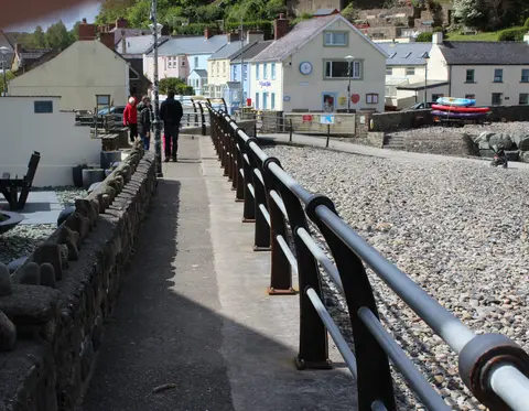 Photo of Little Haven, a village in Pembrokeshire, south west Wales.