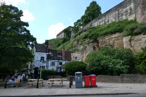 Photo of Ye Olde Trip to Jerusalem, a pub in Nottinghamshire, central England.