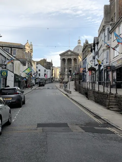 Photo of Penzance, a village in Cornwall, south west England.