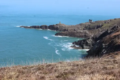 Photo of the coast at Pen Anglais, Pembrokeshire, south west Wales.