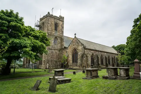 Photo of St Mary's Church, Scarborough, a church in North Yorkshire, northern England.