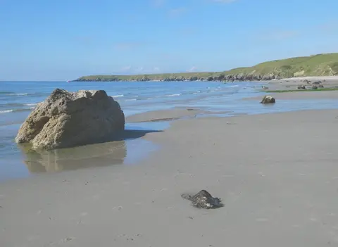 Photo of Traeth Penllech, a beach near Aberdaron in Llŷn, Gwynedd, north Wales.