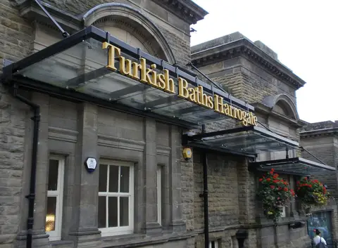 Photo of Harrogate Turkish Baths, a visitor attraction in North Yorkshire, northern England.