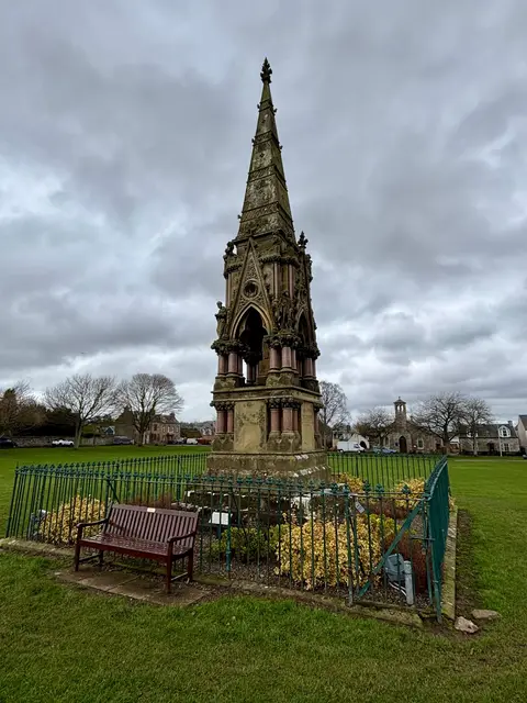 Photo of Denholm, a village in the Scottish Borders, southern Scotland.