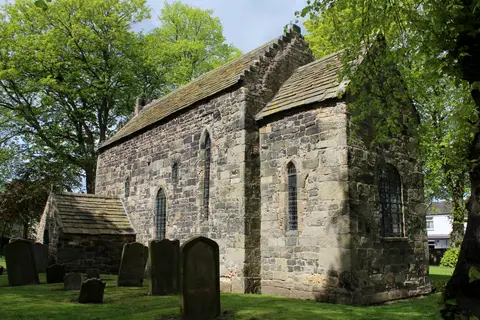 Photo of Escomb, a village in County Durham, north east England.