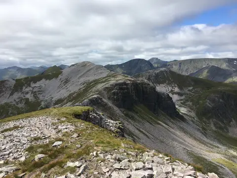 Photo: Stob Coire an Laoigh, a 1,117m Munro near Spean Bridge in Ben Nevis and Glen Coe, Highland, the Scottish Highlands and Islands.