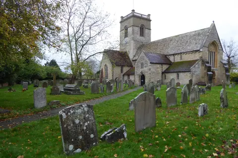 Photo of Ripple, a village in Worcestershire, central England.