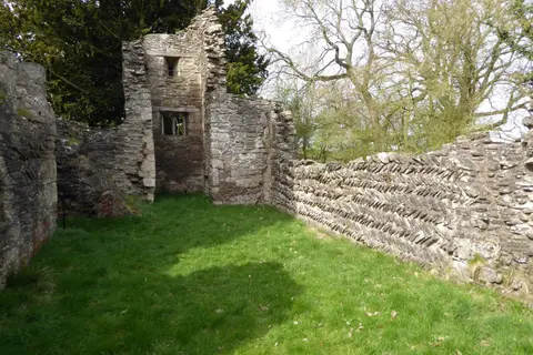 Photo of Edvin Loach Old Church, a ruined church near Bromyard, Herefordshire, central England.