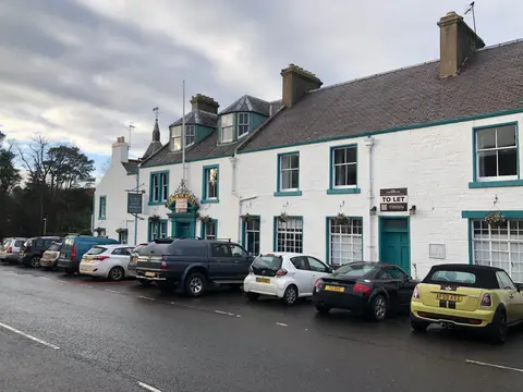 Photo of The Goblin Ha' Hotel, a pub near Gifford, East Lothian, central Scotland.