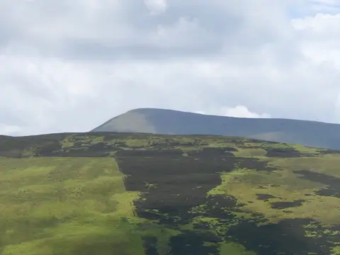 Photo: Culter Fell, a 748m hill near Biggar, South Lanarkshire, southern Scotland.