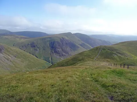 Photo: Hart Fell, an 808m mountain near Moffat, Dumfries and Galloway, southern Scotland.