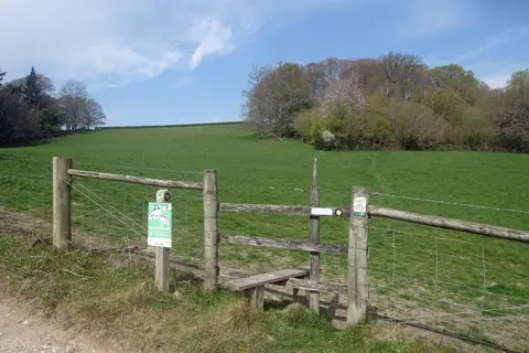 Photo of Emley Farm, a country estate near Thursley, Surrey, south east England.