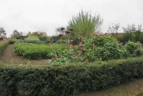 Photo of Archerfield Walled Garden, a garden near Dirleton, East Lothian, central Scotland.
