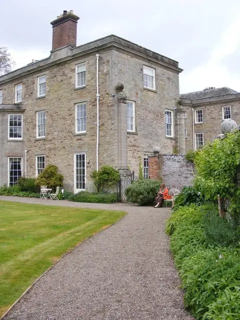 Photo of Morville Hall, a house & garden near Bridgnorth, Shropshire, central England.
