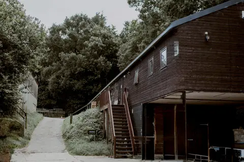 Photo of blackShed Gallery, a visitor attraction near Robertsbridge in the High Weald, East Sussex, south east England.