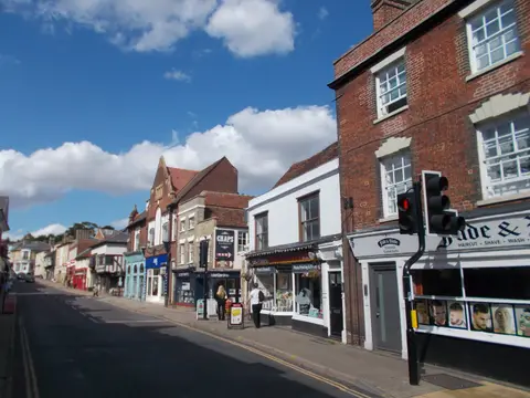 Photo of Saffron Walden, a village in Essex, eastern England.