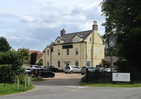Photo of The Bedingfeld Arms, a pub near Oxborough, Norfolk, eastern England.