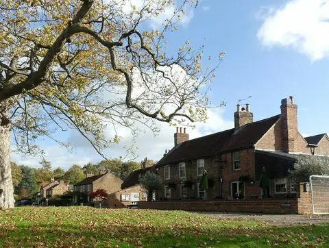 Photo of The Alice Hawthorn, a gastropub near Nun Monkton, North Yorkshire, northern England.