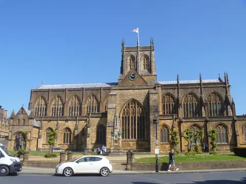 Photo of Sherborne, a village in Dorset, south west England.
