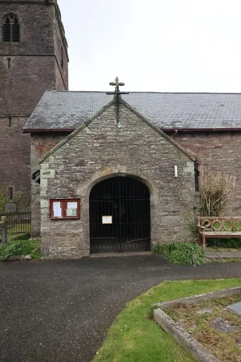 Photo of St Gwendoline's Church, Talgarth, a church in Bannau Brycheiniog, the Powys, mid Wales.