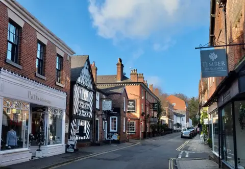 Photo of Knutsford, a village in Cheshire, north west England.