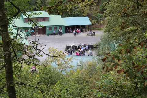 Photo of Dolaucothi Gold Mines, a visitor attraction near Pumsaint, Carmarthenshire, south west Wales.