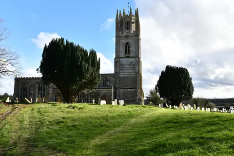 Photo of St Peter, Lowick, a church in Northamptonshire, central England.