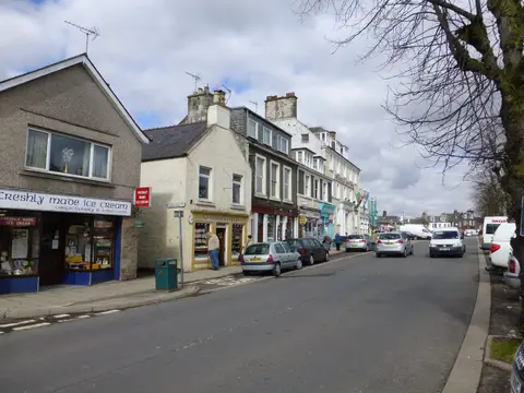 Photo of Moffat, a village in Dumfries and Galloway, southern Scotland.
