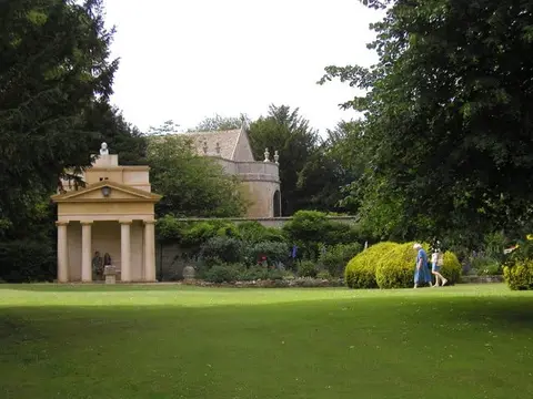 Photo of Honington Hall, a Grade II* registered house & garden near Tredington, Warwickshire, central England.