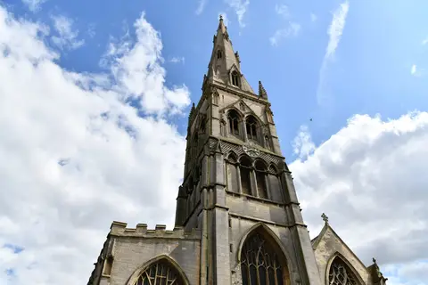 Photo of Newark-on-Trent, a village in Nottinghamshire, central England.